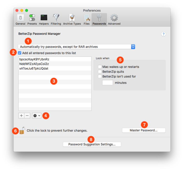 Mac create zip with password